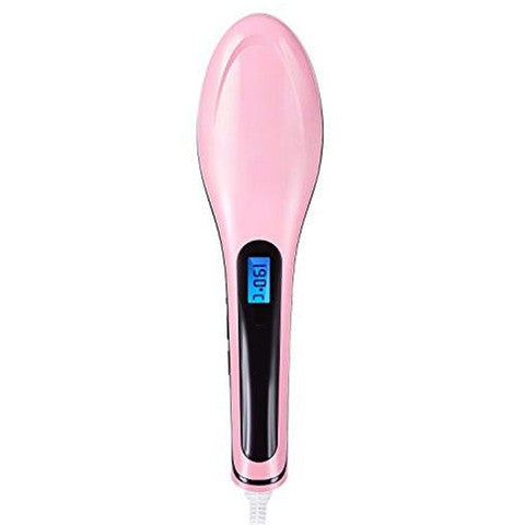 Ceramic Hair Brush Straightener